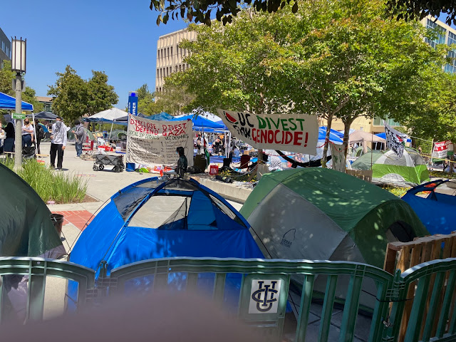UC Irvine: Campus Newspaper Reports Suspensions of Encampment Members and Organizations