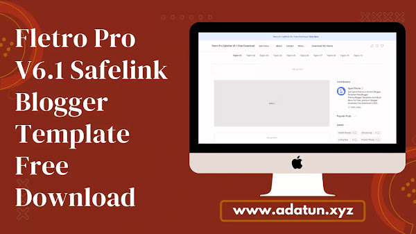 Fletro Pro V6.1 Safelink Blogger Template Free Download [ Updated ]