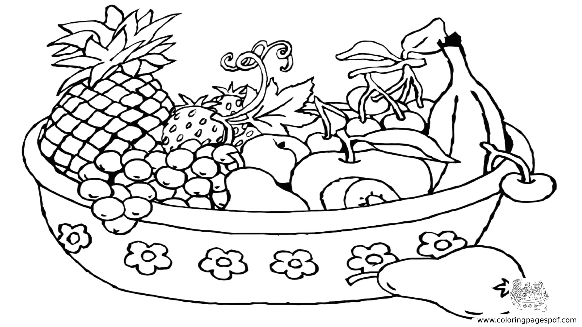 Fruit Coloring Pages