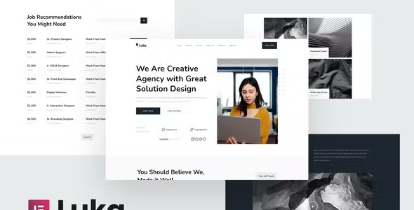 Best Creative Agency Elementor Template Kit