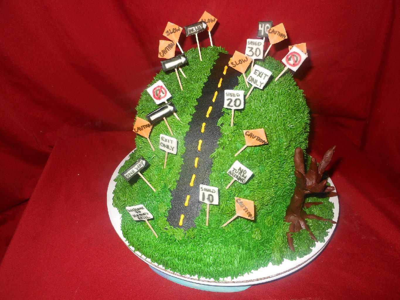 over the hill cake