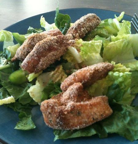 "Fried" Chicken Salad Recipe
