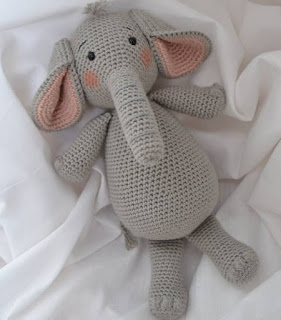 PATRON GRATIS ELEFANTE AMIGURUMI 48638 🐘