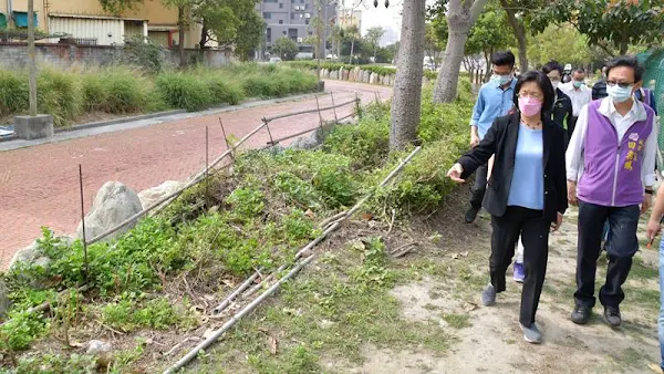 王惠美視察鹿港生態公園　指示改善公安與不足