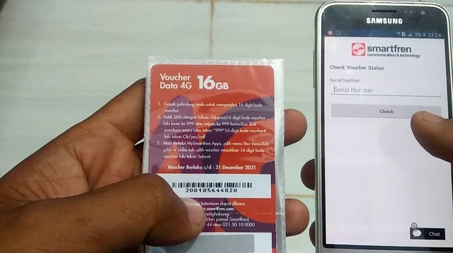 16 Digit Kode Voucher Smartfren Gratis