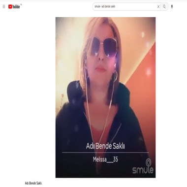 youtube com - smule - Melissa 35 - adı bende saklı