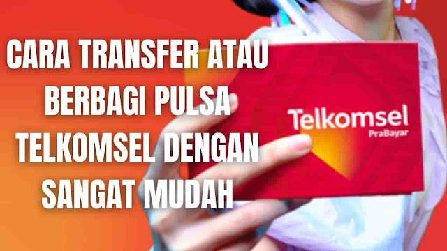 Cara Transfer atau Berbagi Pulsa Telkomsel Dengan Sangat Mudah Di dalam transfer atau berbagi pulsa ke sesama nomor telkomsel, ada beberapa langkah yang bisa di ikuti yang diantaranya adalah :  Cara Transfer Pulsa Dari Hp Biasa Unruk berbagi atau transfer pulsa telkomsel dari hp biasa, silahkan ikuti langkah ini : Pada hp biasa ketik *858# lalu hubungi Setelah itu ketik *858# lalu hubungi Setelah itu akan muncul beberapa opsi, silahkan pilih Transfer Pulsa dengan menuliskan angka pada kolom yang disediakan (Biasanya angka 1), Lalu pilih Mengirim Setelah itu Masukkan Nomor Tujuan, lalu pilih Mengirim Setelah itu Masukkan Jumlah Pulsa yang ingin ditranfer minimal 5000, lalu pilih Mengirim Setelah itu akan muncul keterangan untuk mengirim pulsa, silahkan dibaca terlebih dahulu agar tidak salah kirim Jika sudah, maka ketik 1 pada kolom yang disediakan, lalu pilih Mengirim Tunggu prosesnya hingga menerima SMS pemberitahuan berhasil mengirim Selesai    Cara Transfer Pulsa Dari Hp Android dan IPhone Unruk berbagi atau transfer pulsa telkomsel dari hp biasa, silahkan ikuti langkah ini :  Pada Hp pilih Aplikasi Telepon atau Panggilan Setelah itu ketik *858# lalu hubungi Setelah itu akan muncul beberapa opsi, silahkan pilih Transfer Pulsa dengan menuliskan angka pada kolom yang disediakan (Biasanya angka 1), Lalu pilih Mengirim Setelah itu Masukkan Nomor Tujuan, lalu pilih Mengirim Setelah itu Masukkan Jumlah Pulsa yang ingin ditranfer minimal 5000, lalu pilih Mengirim Setelah itu akan muncul keterangan untuk mengirim pulsa, silahkan dibaca terlebih dahulu agar tidak salah kirim Jika sudah, maka ketik 1 pada kolom yang disediakan, lalu pilih Mengirim Tunggu prosesnya hingga menerima SMS pemberitahuan berhasil mengirim Selesai    Nah itu dia bahasan bagaimana cara transfer pulsa telkomsel dengan sangat mudah. Melalui bahasan di atas bisa diketahui mengenai langkah-langkah untuk melihat kode qr whatsapp. Mungkin hanya itu yang bisa disampaikan di dalam artikel ini, mohon maaf bila terjadi kesalahan di dalam penulisan, dan terimakasih telah membaca artikel ini."God Bless and Protect Us"