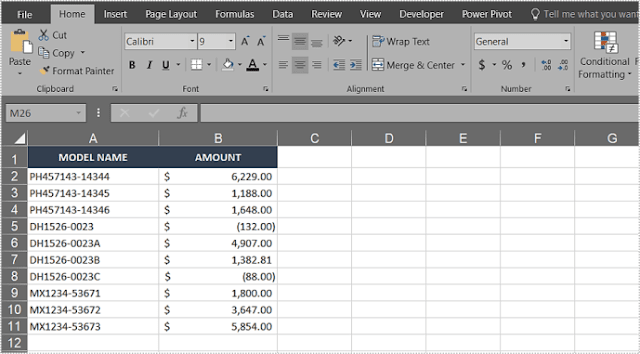 كيفية تبديل عمودين Excel