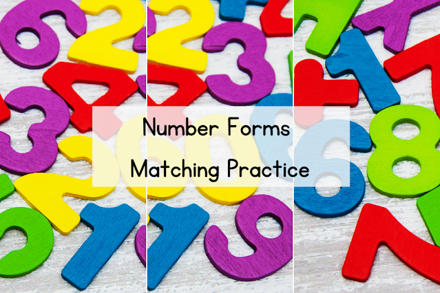 number forms matching practice pdf