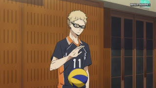 ハイキュー!! アニメ 2期23話 | 月島蛍 かっこいい Tsukishima Kei CV. 内山昂輝 | HAIKYU!! Aobajohsai vs Karasuno