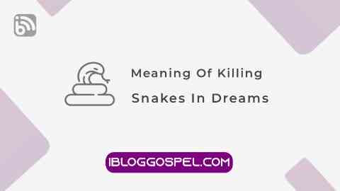 Biblical Meaning Of Killing A Snake In A Dream