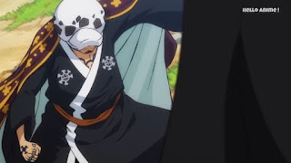 ワンピースアニメ 906話 ワノ国編 | ONE PIECE トラファルガー・ロー かっこいい トラ男 Trafalgar Law