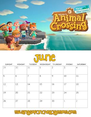 Free 2022 Animal Crossing Printable Calendar