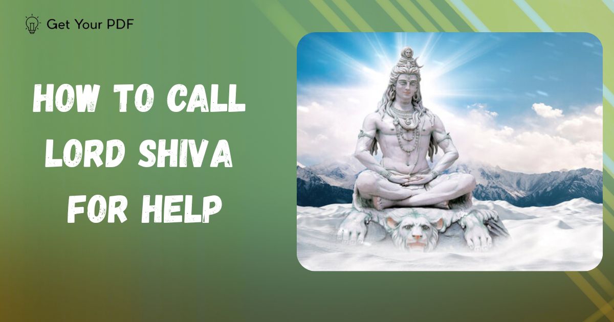 How to Call Lord Shiva for Help in Hindi – भगवान शिव से मदद कैसे मांगें?