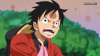 ワンピースアニメ WCI編 848話 ルフィ かっこいい Monkey D. Luffy  | ONE PIECE ホールケーキアイランド編