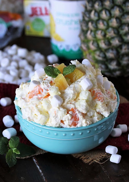 Bowl of Pineapple Fluff Image