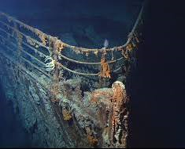 Image of Titanic wreck