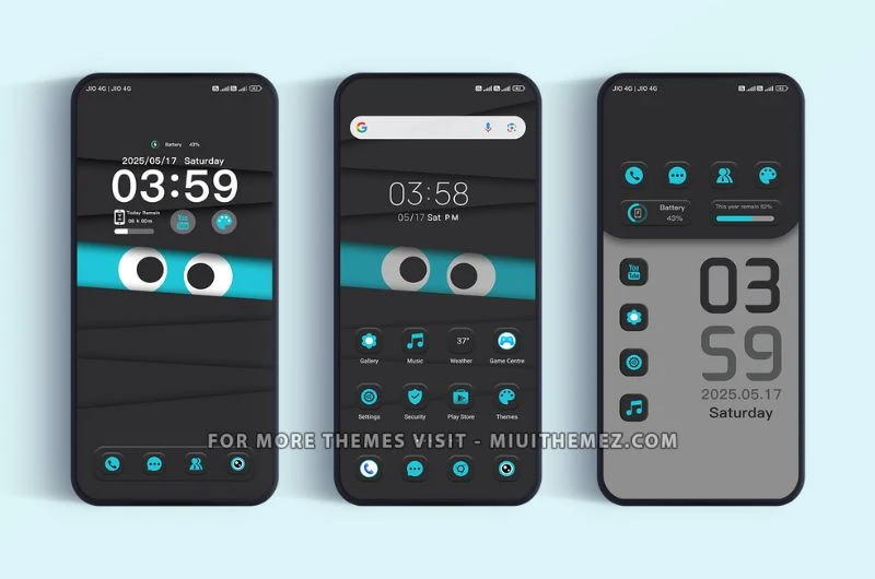 Cute Eyes MIUI Theme