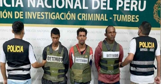 3 Venezolanos detenidos por robar tienda a punta de granada en Perú