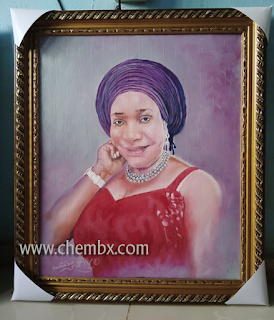 Order a picture portrait drawing from an art gallery in Lagos Nigeria