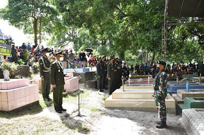 Wujud Penghormatan Prajurit Kusuma Bangsa, Pangdam Pimpin Upacara Pemakaman Praka Anumerta Rahman