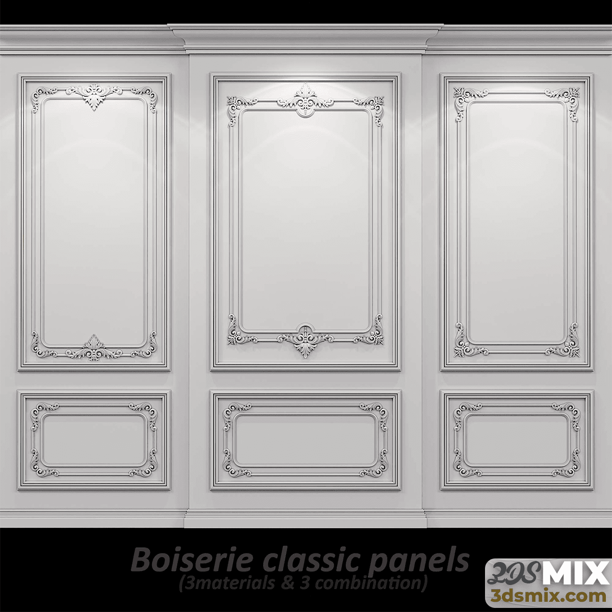 Boiserie Classic Wall Panels Molding Model No 21 3