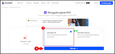 Cara Menggabungkan File PDF dengan SmallPDF