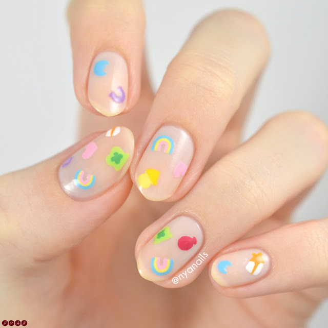 Lucky Charms Nail Art