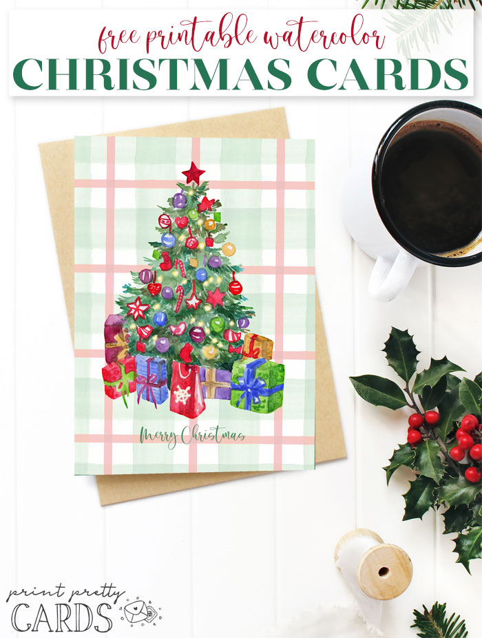 Watercolor Christmas Cards