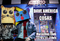 Concierto de Dave América y Cosas en Maravillas Club