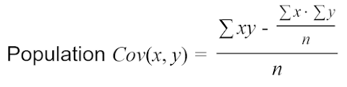 Equation of covariance