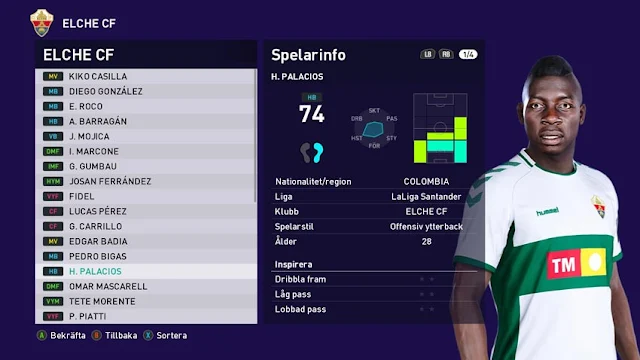 Helibelton Palacios Face For eFootball PES 2021