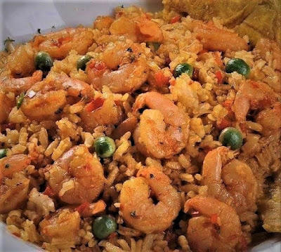 Arroz con camarones