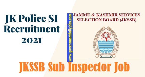 JKSSB Recruitment 2021: