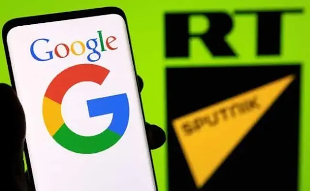 جوجل تحظر تطبيقات RT و Sputnik