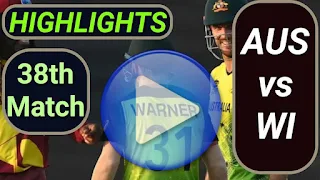 AUS vs WI 38th Match