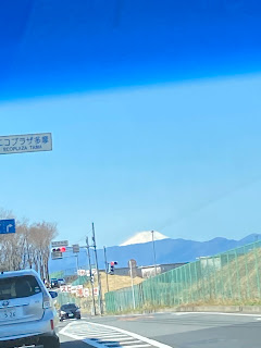 尾根道からの富士山