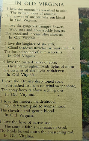 Old Virginia poem