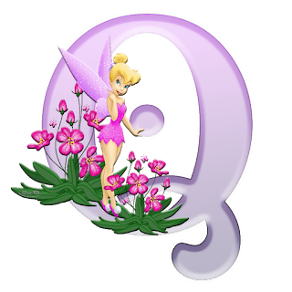 Tinkerbell ABC with Flowers. ABC de Tinkerbell con Flores.