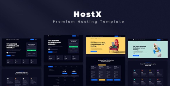 HostX-Premium-Hosting-Template-Download