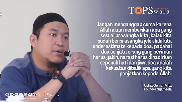 Kekuatan Besar Kita Terletak pada Doa