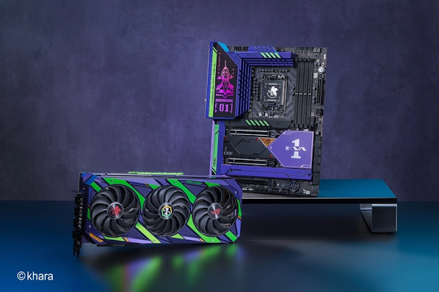 ROG Maximus Z690 Hero EVA限定版主機板、ROG Strix GeForce RTX 3090／3080 EVA限定版顯示卡，要讓玩家深刻感受ROG X EVANGELION的極致之美