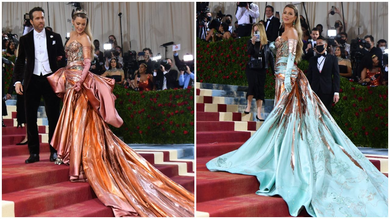 Blake Lively MET Gala 2022 Transformacion vestido