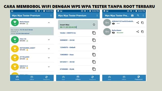 Cara Membobol Wifi Dengan WPS WPA Tester Tanpa Root