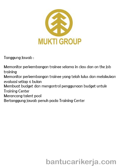 Trainer Training Center  PT Asia Mukti Lestari