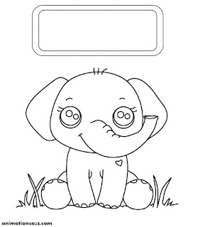 Animals personal coloring pages
