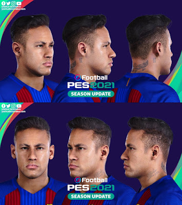 PES 2021 Faces Neymar Jr (PES 2017) by Yeshua