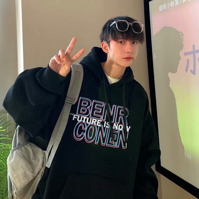 [ htunisex1 ] Áo hoodie siêu dày in chữ BENRCONEN form rộng unisex phong cách ulzzang