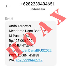 sms penipuan online hoax