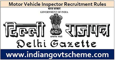 Motor Vehicle Inspector Recruitment Rules